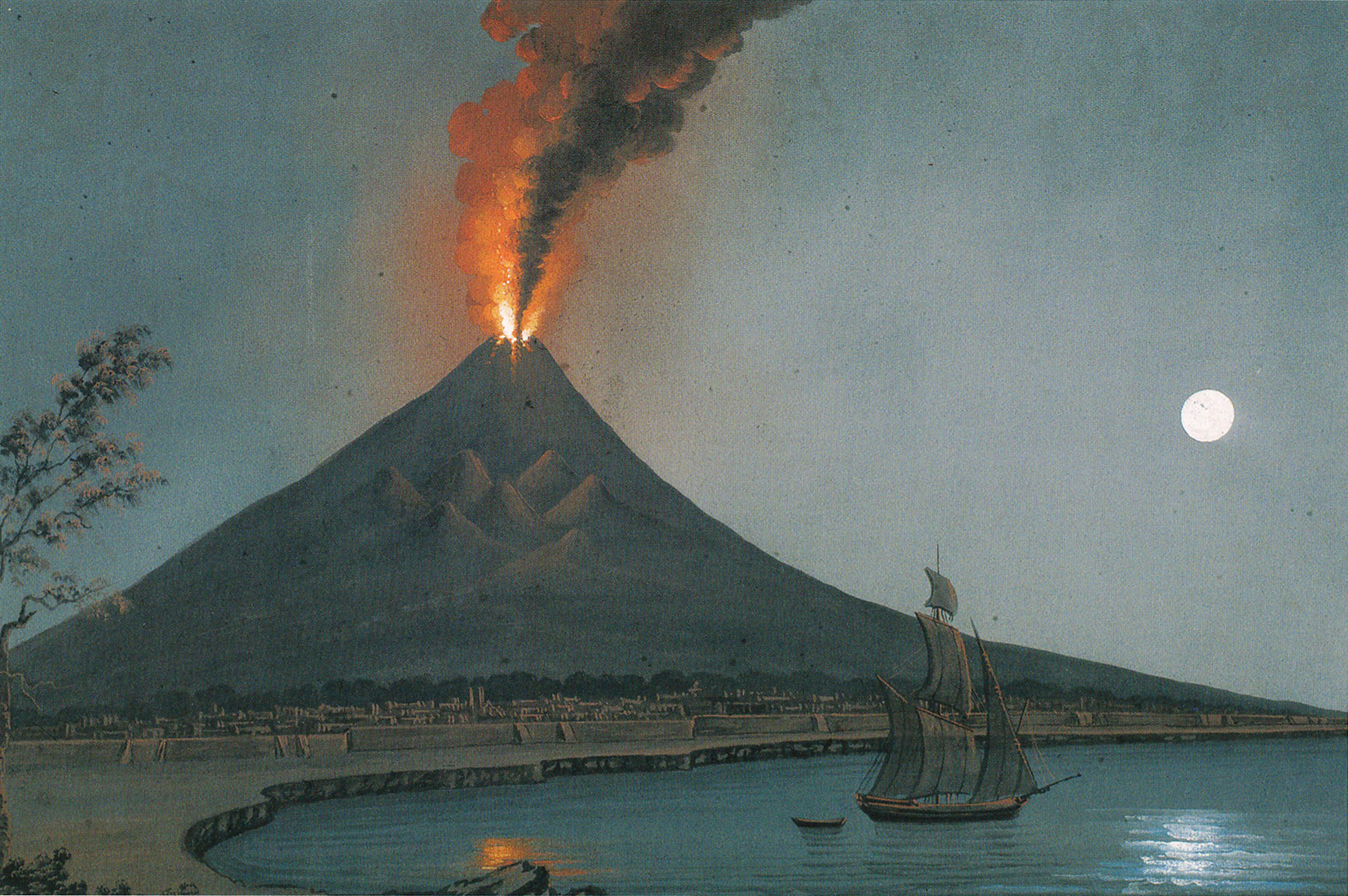 MO IsolaVulcani 03 Eruzione del Monte Etna in Sicilia Napoli 1807 Anonino